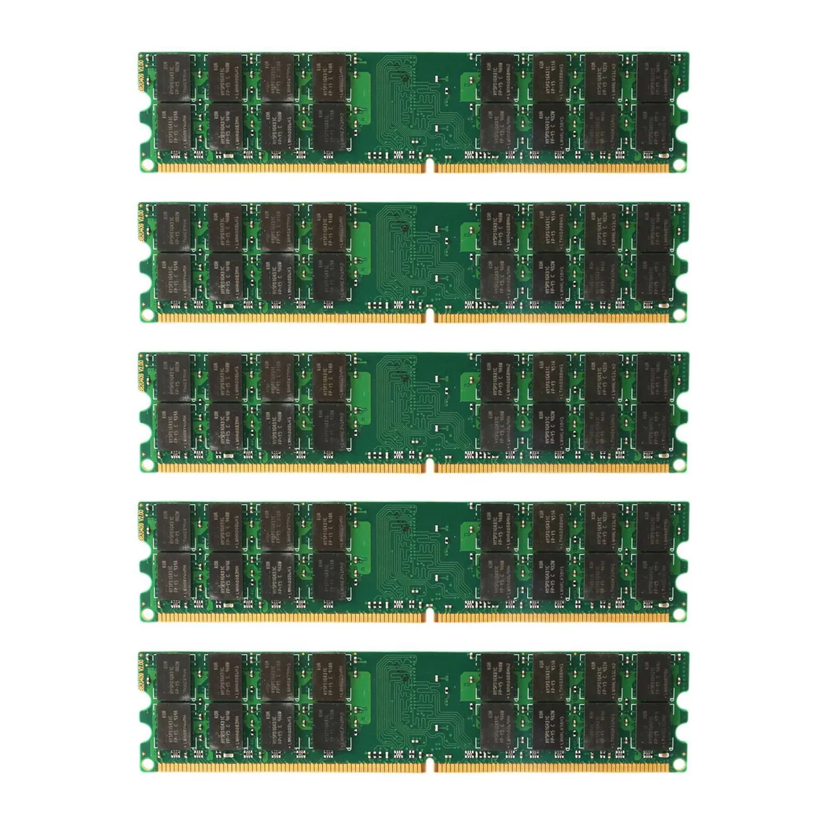 

5X 4GB DDR2 Ram Memory 800Mhz 1.8V 240Pin PC2 6400 Support Dual Channel DIMM 240 Pins Only for AMD