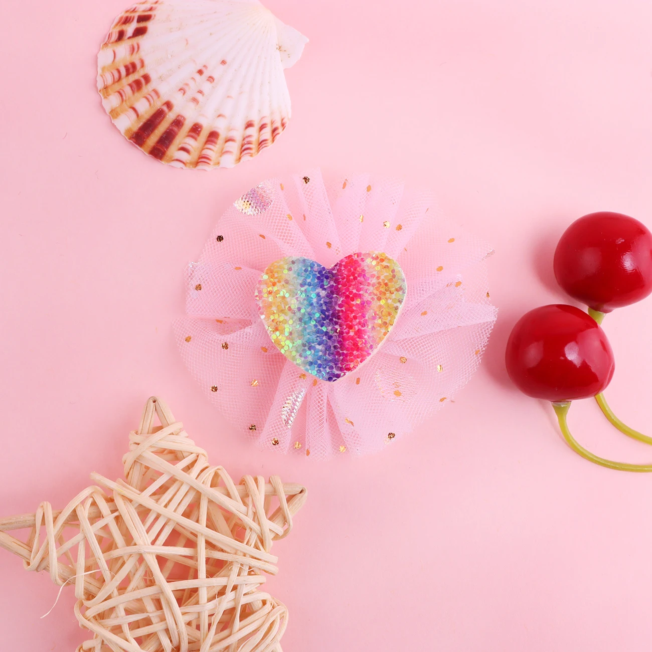 10 Stück handgefertigte glitzernde Haarspangen für Mädchen, Spitzen-Haarspangen, Alligator-Clips & Haarschleifen, niedliche Haaraccessoires für Mädchen – Detail 10