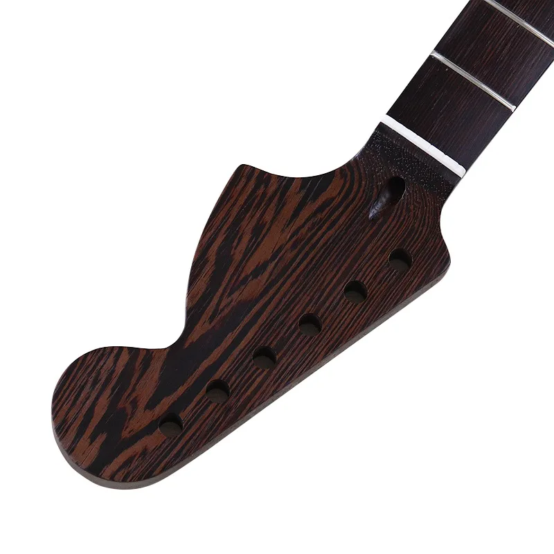 22-fret big head natural matte wenge 5.6cm wide ox bone nut medium white copper fret electric guitar neck