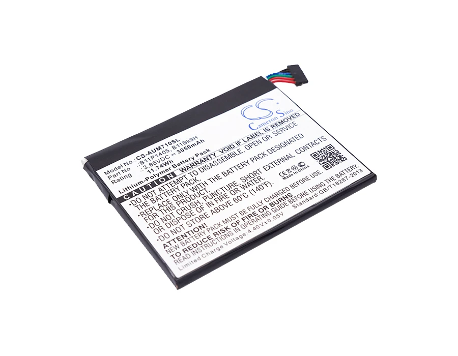 Tablet Battery ForAsus B11Bk9H  B11P1405 MeMO Pad 7 K01A  ME7000C  ME70CX  ME170CX Volts 3.85  Capacity 3050mAh / 11.74