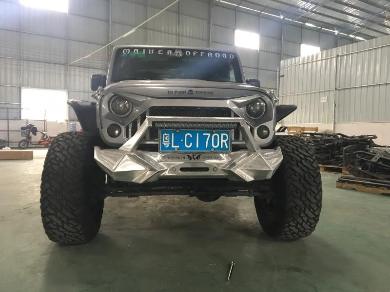 Hot Sale Factory Winch Bumper Mounting bar for Jk 4x4 Bumper bar Accessories U bar Front Bumper Guard for  wrangler