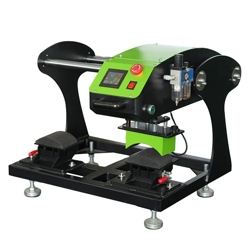 Pneumatic Double Station Hat Heat Press Machine for Baseball Cap Logo Printing