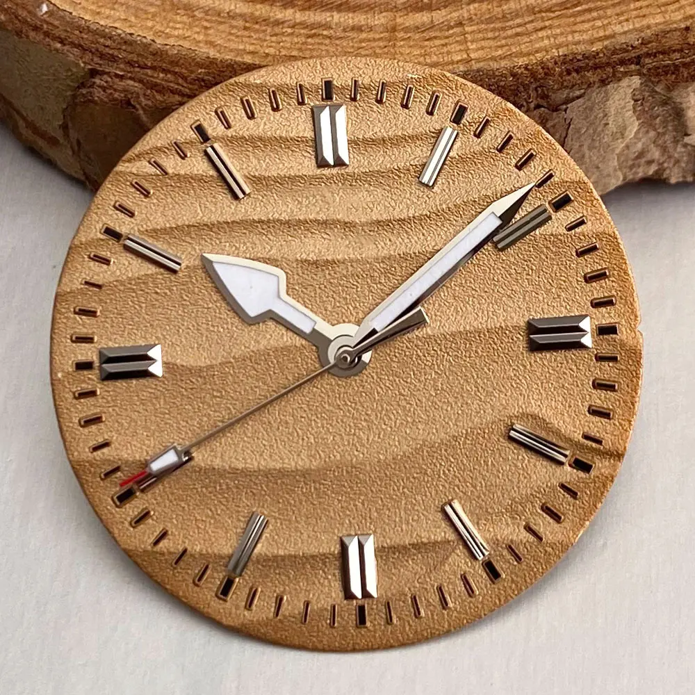 29mm Sand Watch Dial Face Hand Blue Brown White Fit NH35 NH36 NH38 PT5000 Miyota 8215 Movement Men Watch Accessories Parts