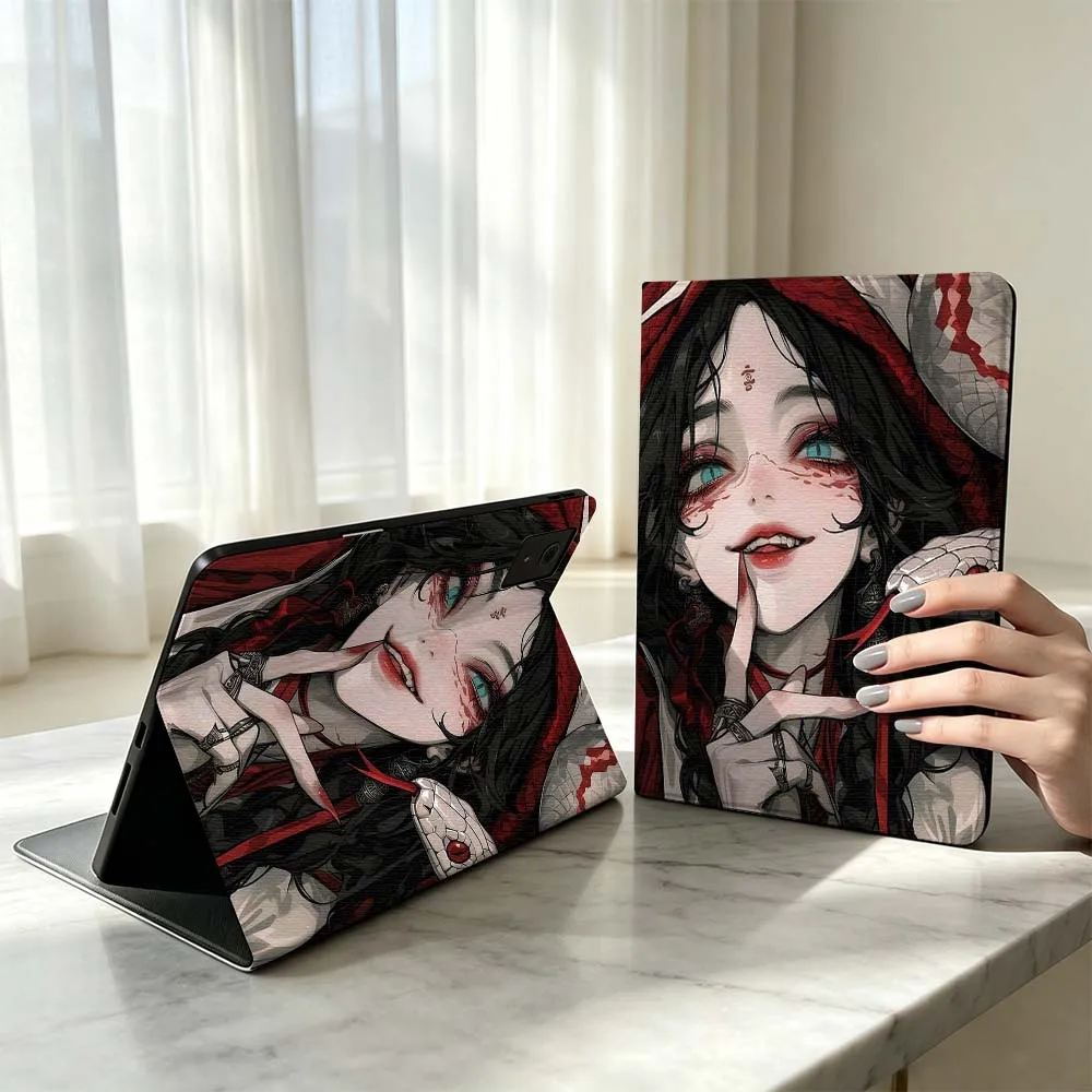 Gothic Girl Anime Soft For Lenovo Xiaoxin Pad Pro Tab P12 P11 11 11.2 11.5 10.6 inch K10 M10 Plus Tablet Case