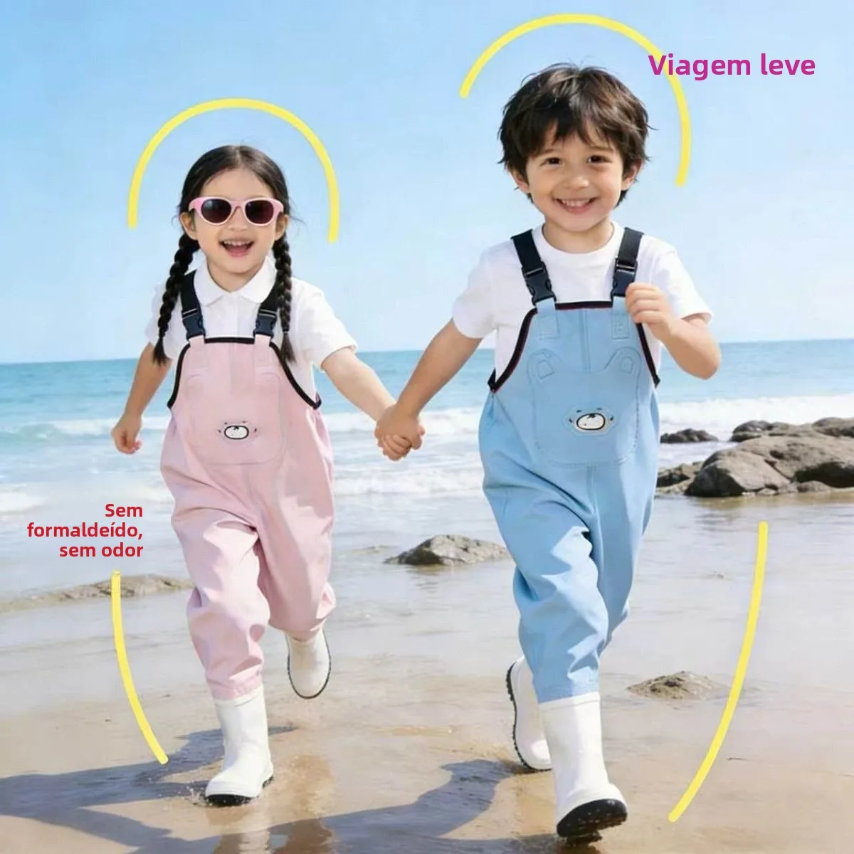 children's-waterproof-wading-pants-integrated-rain-boots-and-overalls-nursery-outdoor-sand-and-water-suit-boys-fishing-gear