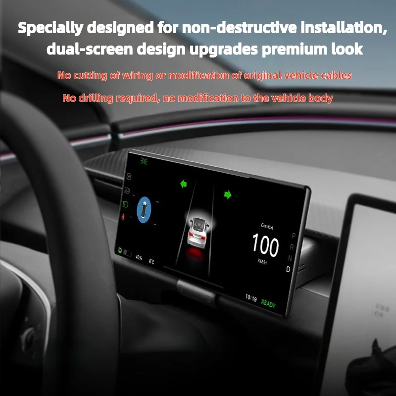 For Tesla Model3 Y Juniper 2025+ , V89 Ultra Smart LCD Instrument, compatible with left-hand drive and right-hand drive vehicles