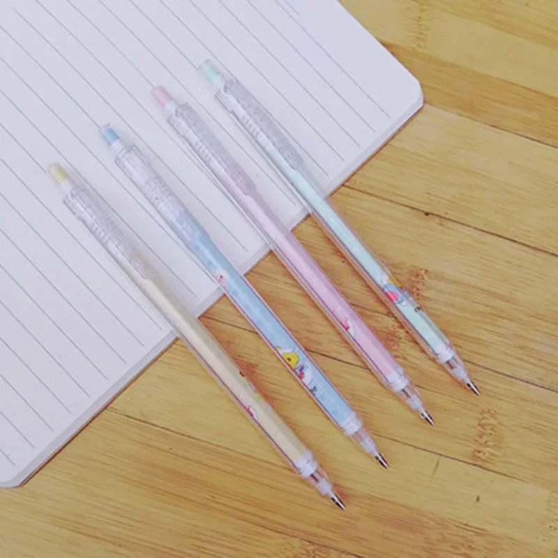 1Pcs Random Pattern Cartoon Automatic Pencil For Writing 0.5/0.7mm Mechanical Pencil School Stationery