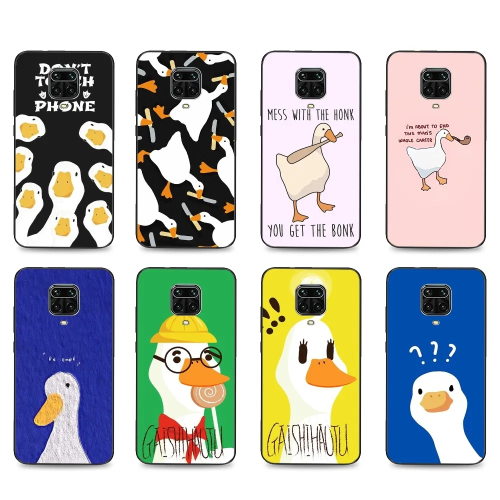 D-Duck Untitled G-Goose Phone Case For Xiaomi Mi 5X 8 9 10 11 12 lite pro 10T PocoX3pro PocoM3 Note 10 pro lite