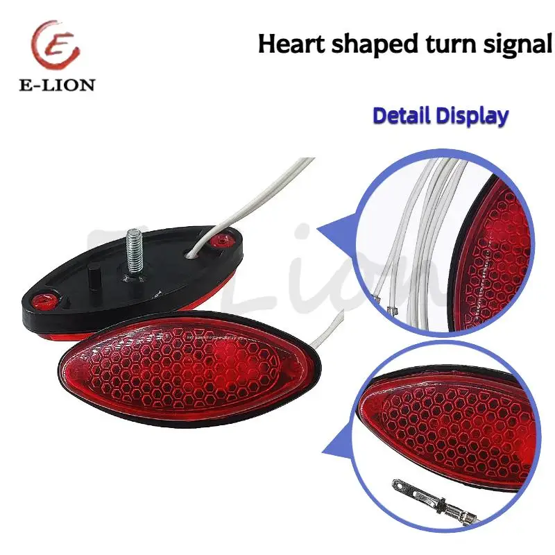 

Стоп-сигнал для разборки электрического скутера, подходящий для электрического скутера Little Dolphin, левый и правый указатели поворота, задние фонари