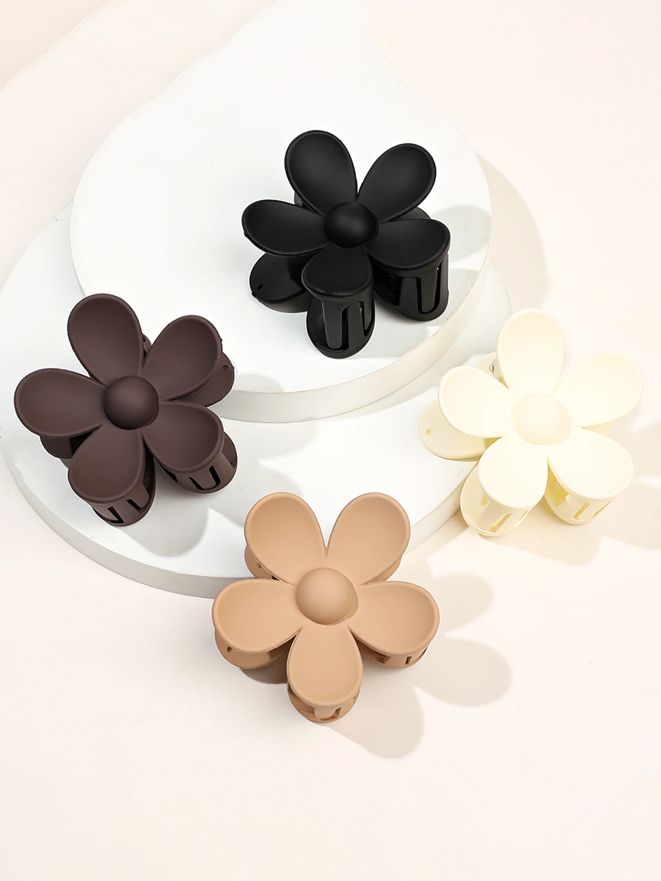 Sweet Flower Scrunchie Hair Clip image 2