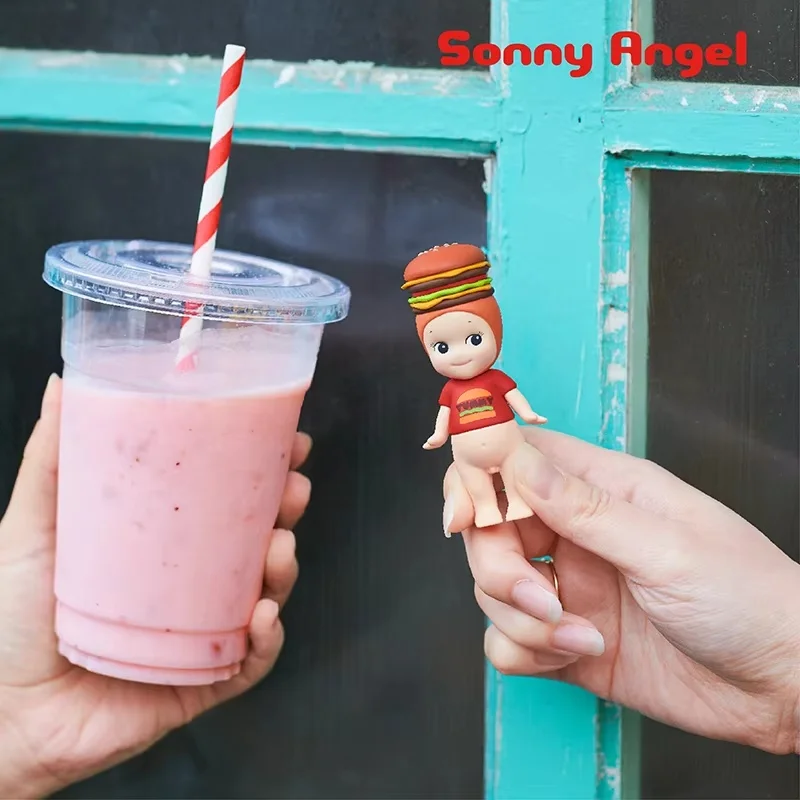 Sonny Angel Nuova mini serie alimentare Scatola cieca Guarigione Giocattoli alla moda Decorazioni per il desktop da collezione Regali creativi Action Figures