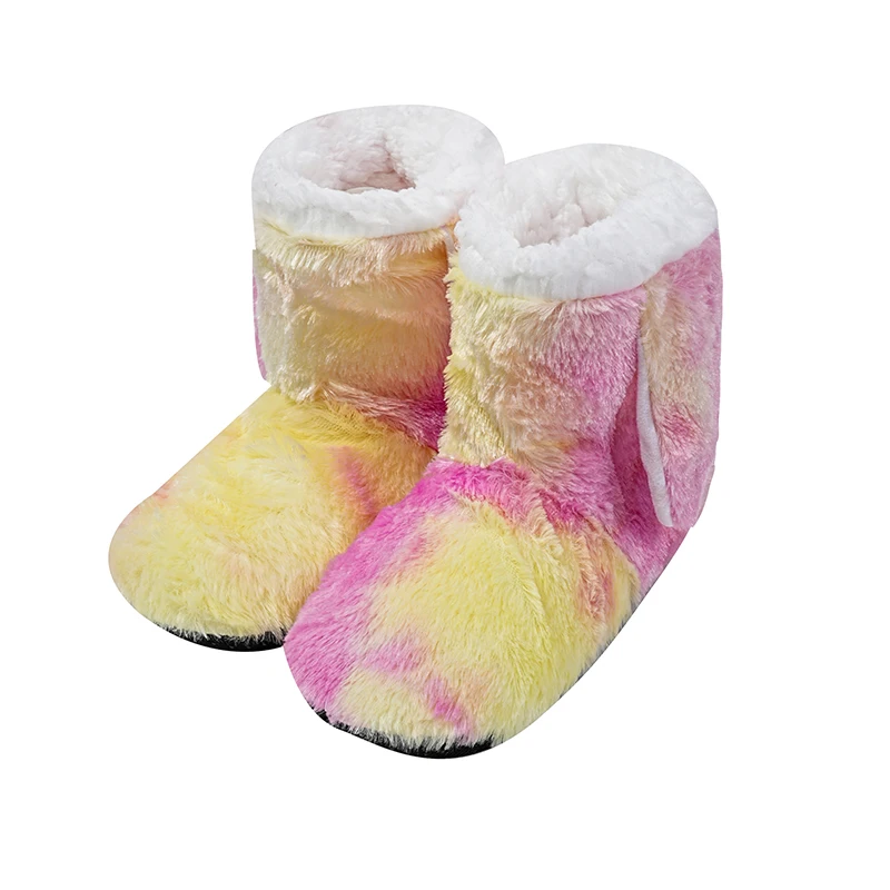 Winter Fell Hausschuhe Warme Weiche Frauen Hause Hausschuhe Haus Boden Schuhe Damen Indoor Socken Pelzigen Plüsch Rutschen Baumwolle Schuhe – Detail 7