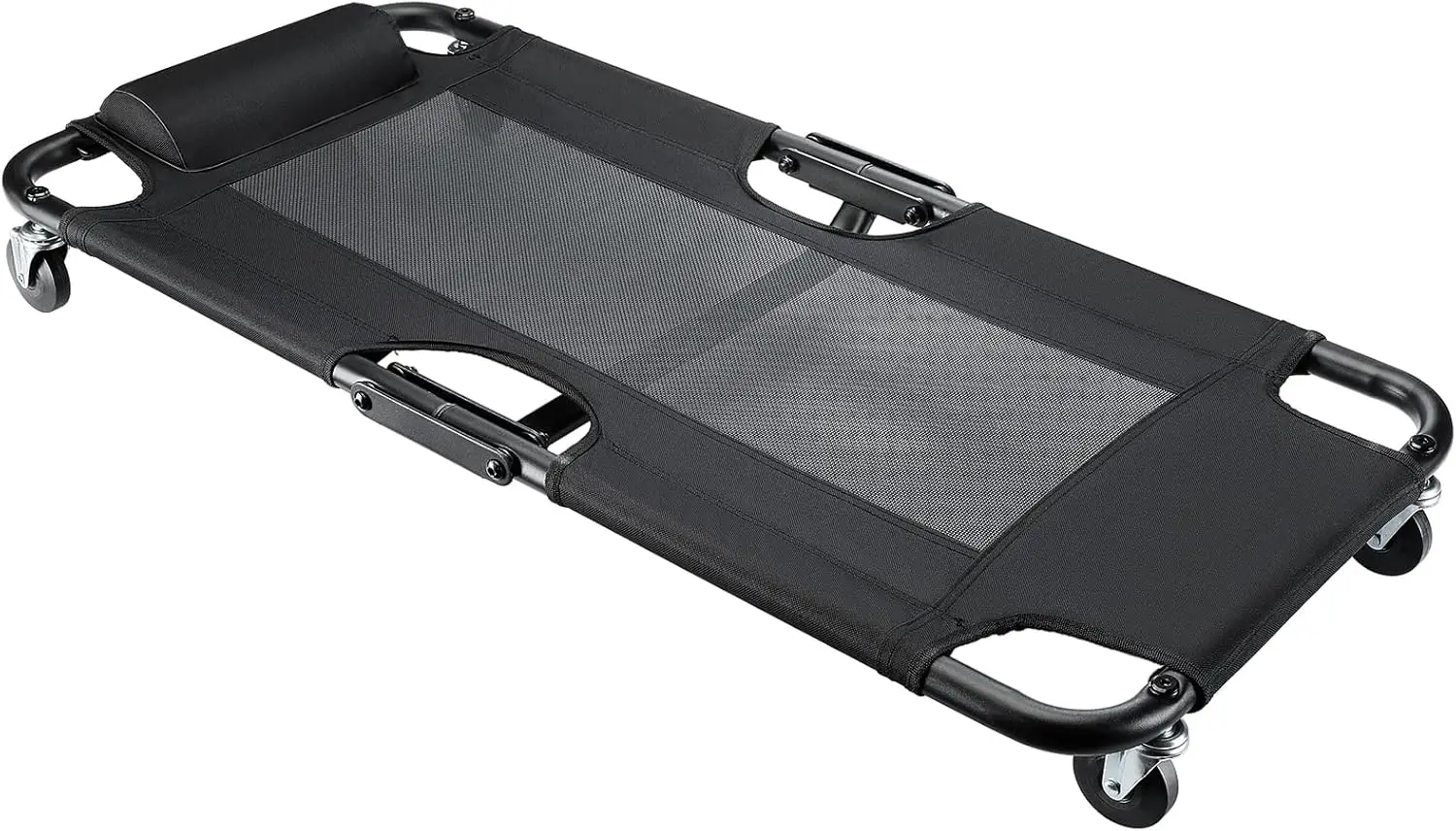 

Foldable Mesh Creeper, 40-Inch Automotive Creeper with Padded Headrest and 4 Caster Wheels, 350 Lbs Capacity Rolling Garage Cree