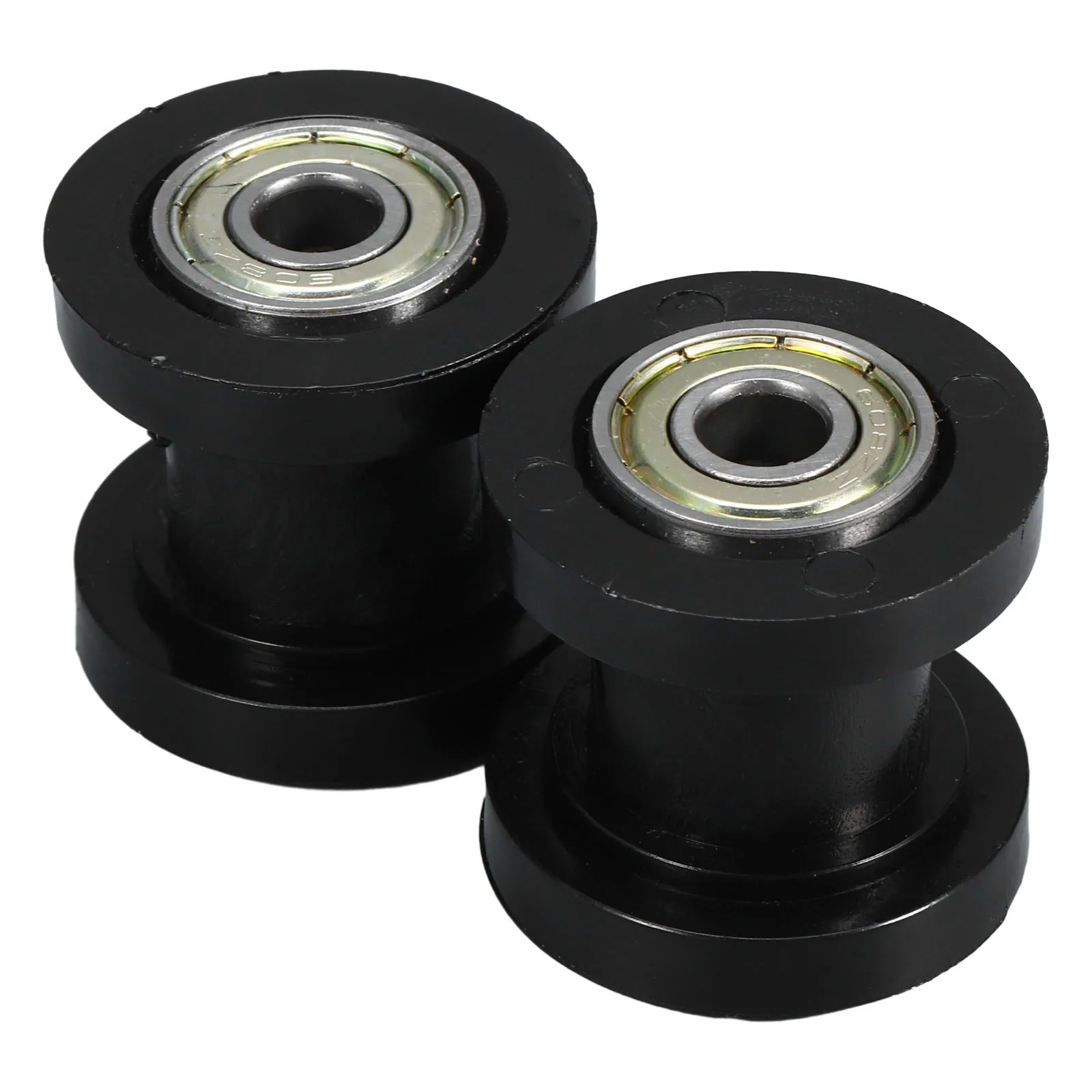 

2pcs Motorcycle Chain Tensioner Roller Plastic Bearing Steel Anti-Slip Guide Wheel Shock Absorption For Motorcycle Accessories