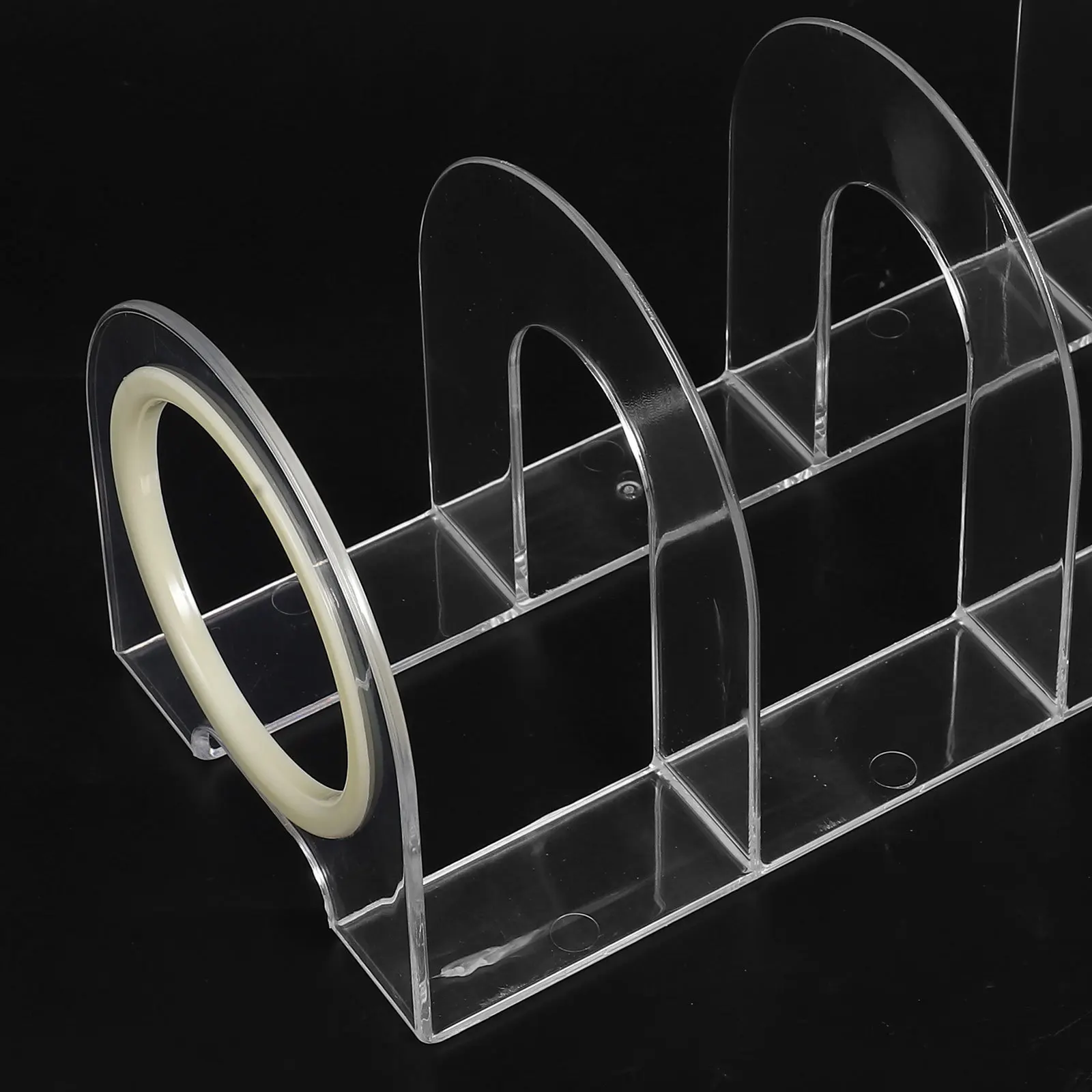 Desktop Buch Lagerung Rack Transparent Buch Halter Multifunktions Datei Organizer Büro Dokument Lagerung Desktop-Organizer