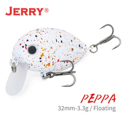 Jerry Peppa Trout Ultralight Spinning Fishing Lures Micro Wobbler Crankbait 32mm 3.3g Freshwater Artificial Baits