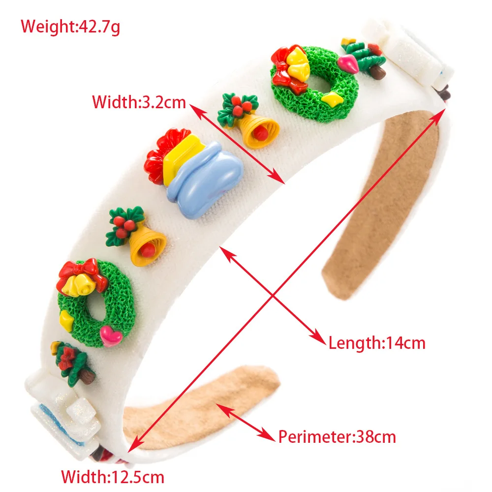 Hot-selling Christmas headbands, Christmas accessories decoration simple and versatile party hair accessories Christmas