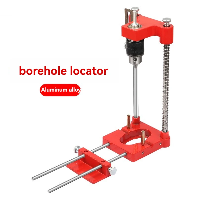 Portable Woodworking Drill Locator, Woodpeckers Precision Positioning Jig, Drill Hole Positioner for Carpenter Tools