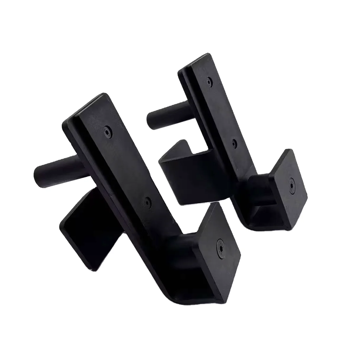 Ganchos en J de acero sólido para entrenamiento de fuerza de levantamiento de pesas, estante eléctrico, soporte de barra, copa en J para estantes, hogar y gimnasio