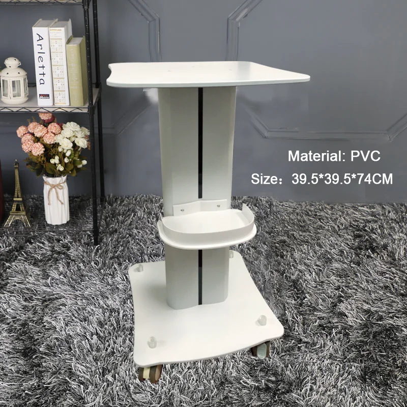 

Машина для лица из ПВХ, бывший поднос для салона красоты, тележка на колесиках, тележка для красоты, спа-тележка с колесами, мебель для салона, белый цвет