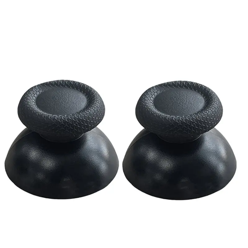 AT41 For PS5 Game Console 3D Button Key Cover For PS5 2PCS Joystick Cap Mushroom Design For Playstation 5
