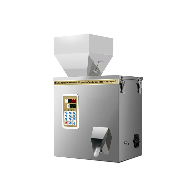 

Powder Quantitative Weighing and Packing Machine Desktop Small, Pin Bean White Sugar Cat Food Coffee Powder Filling Machine