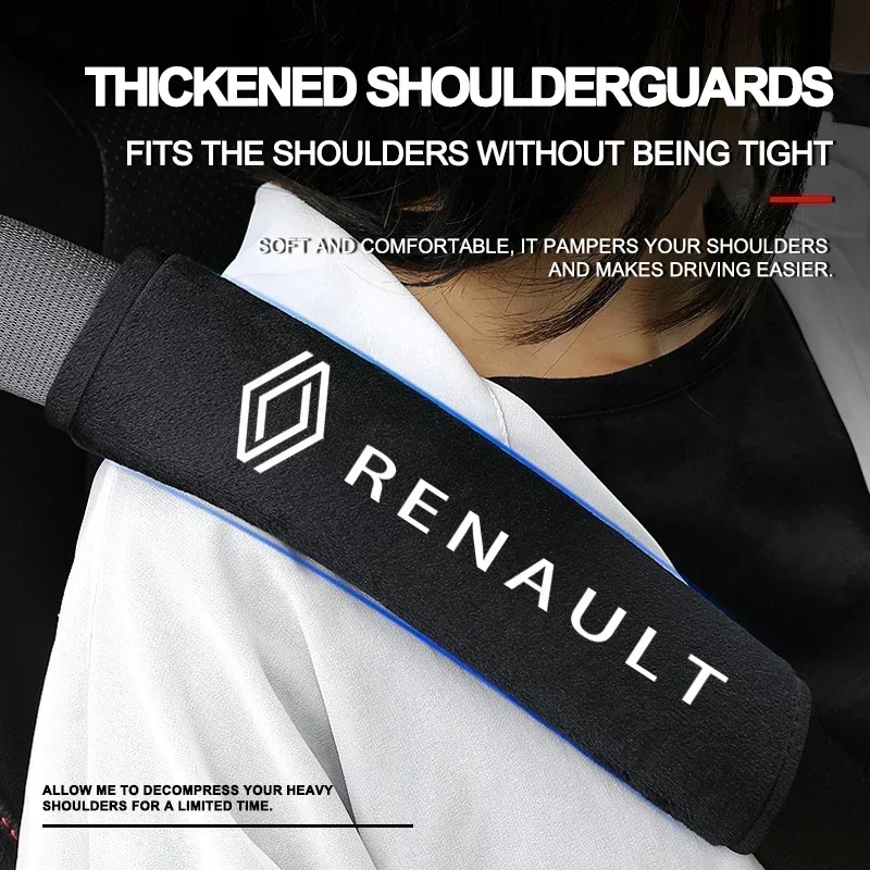 غطاء حزام مقعد السيارة التصميم القطن سلامة الكتف حامي لرينو ميجان 2 3 4 توينجو كليو تاليسمان كابتور ترافيك ذات المناظر الطبيعية الخلابة