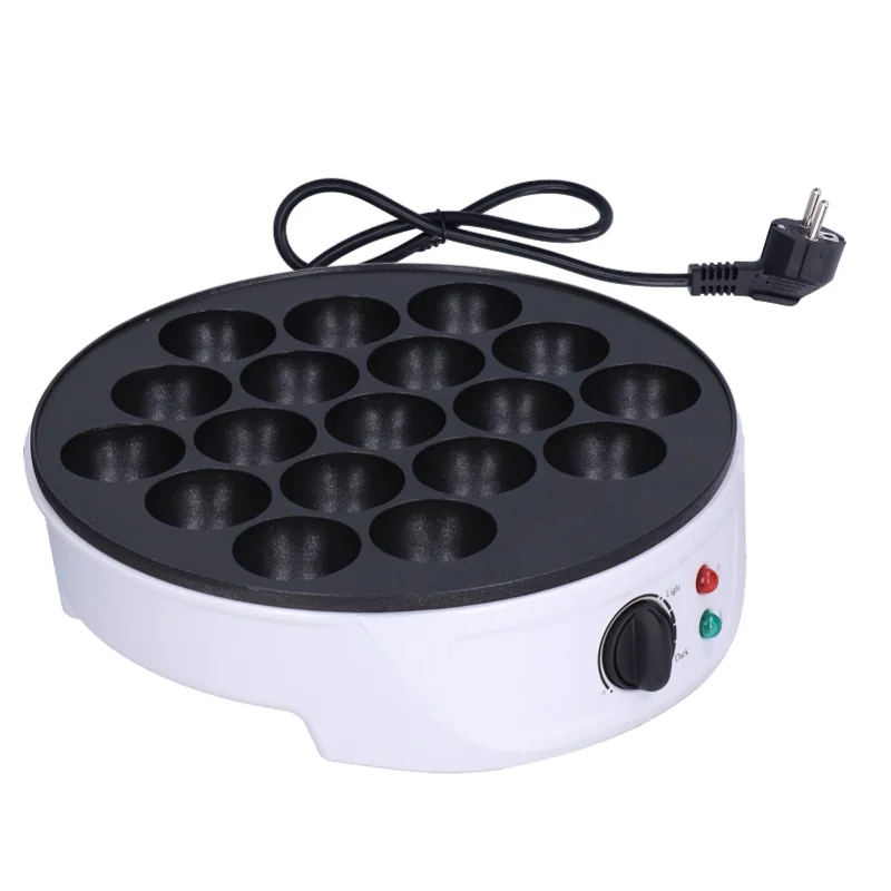 

18-Hole Takoyaki Maker Portable Mini Octopus Ball Electric Baking Pan Breakfast Machine