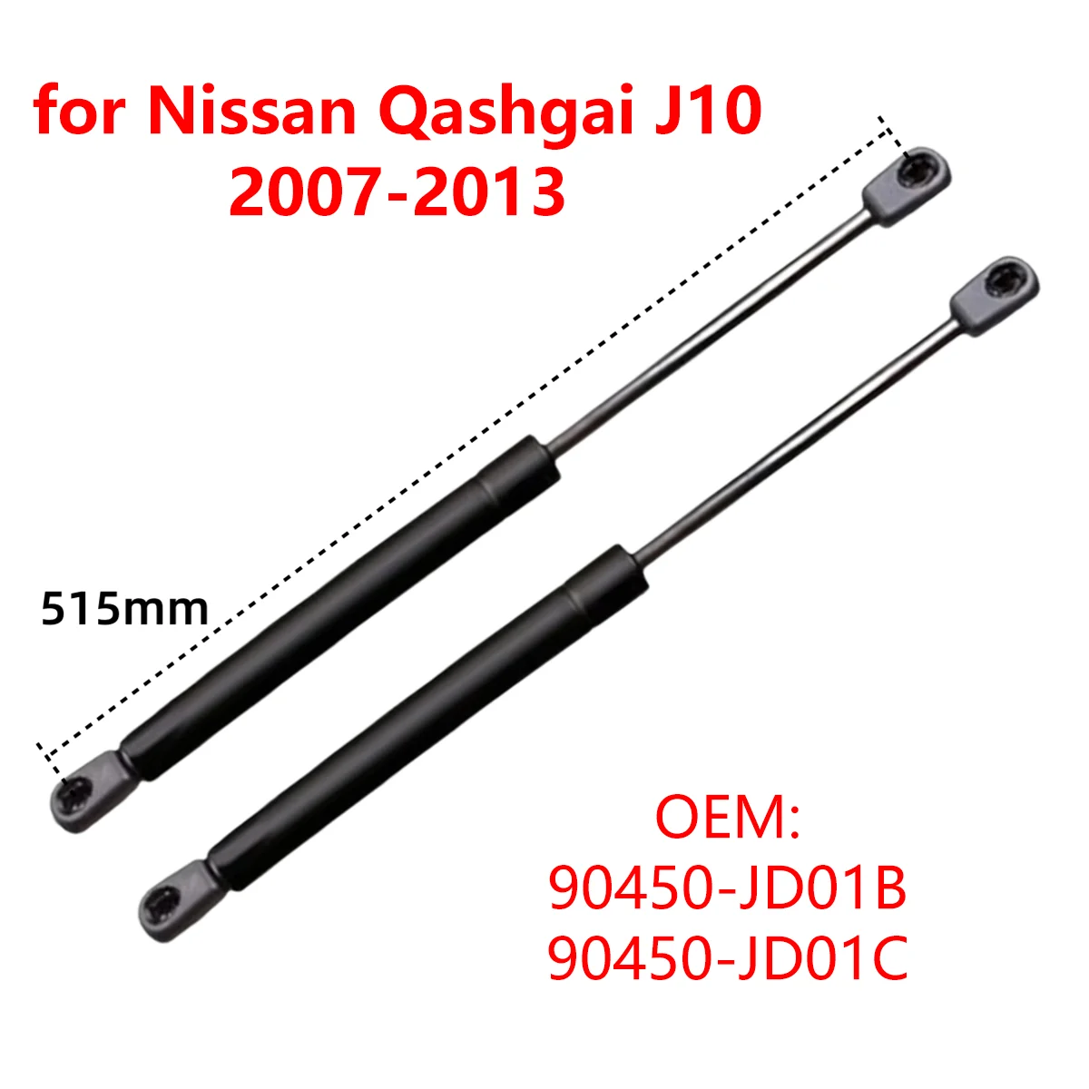 

2 шт. 90450JD01B для Nissan Qashqai J10 Rogue Sport 2007-2013, задний багажник автомобиля, багажник, газовые стойки, подъемные опорные стержни