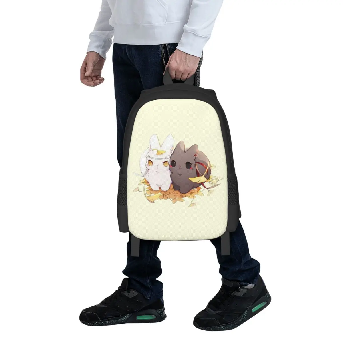 Untamed Mdgz Wangxian Bunnies Mo Dao Zu Shi Student Backpack School Bag Hiking Travel Daypack for  Fashion Bookbag Shoulder Bags