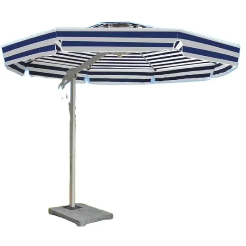 Outdoor  Customized Stripped Colors  Umbrella for Beach for Camp and for Hotel