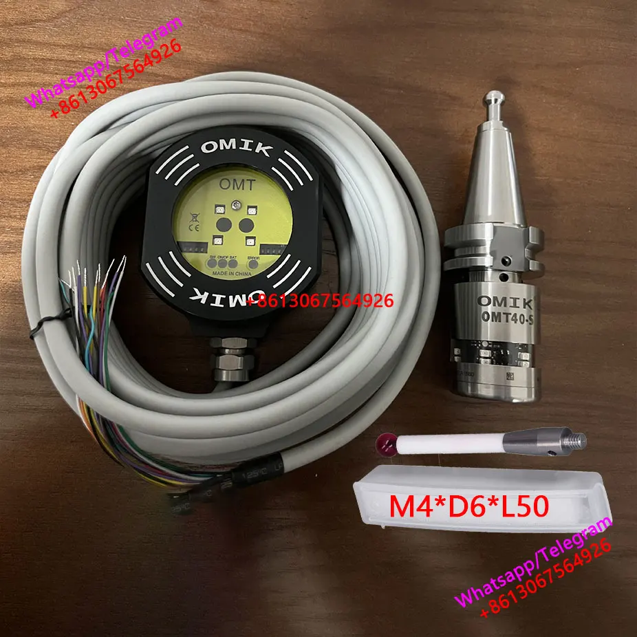 مسبار لاسلكي عالي الدقة بالأشعة تحت الحمراء، ماكينة نقش أوتوماتيكية لمكتشف الحواف OMT40-S تحل محل Renishaw OMP40-2