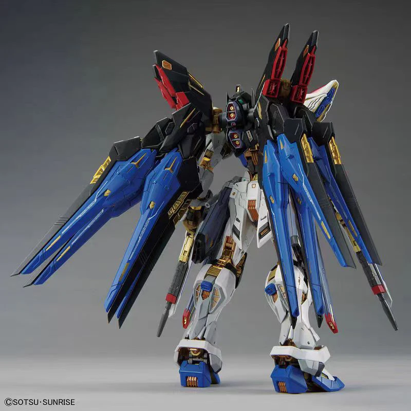 BANDAI Original MGEX Strike Freedom Gundam Mobile Suit Gundam Seed Destiny Gunpla Model Kit Assembly/Assembling 1/100