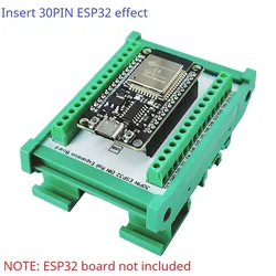 30PIN 38PIN ESP32 Din Rail Mounting Expansion Board for ESP-WROOM-32 Wifi BT Module Development Board Wireless Smart Home IOT