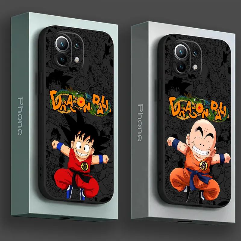 

Anime Dragons Balls Goku Krillin Cute Phone Case For Xiaomi 15T 14T Pro 13T Mi 11T 10T 15 Ultra Poco X7 F7 M7 Pro X3 X6 F6 Cover