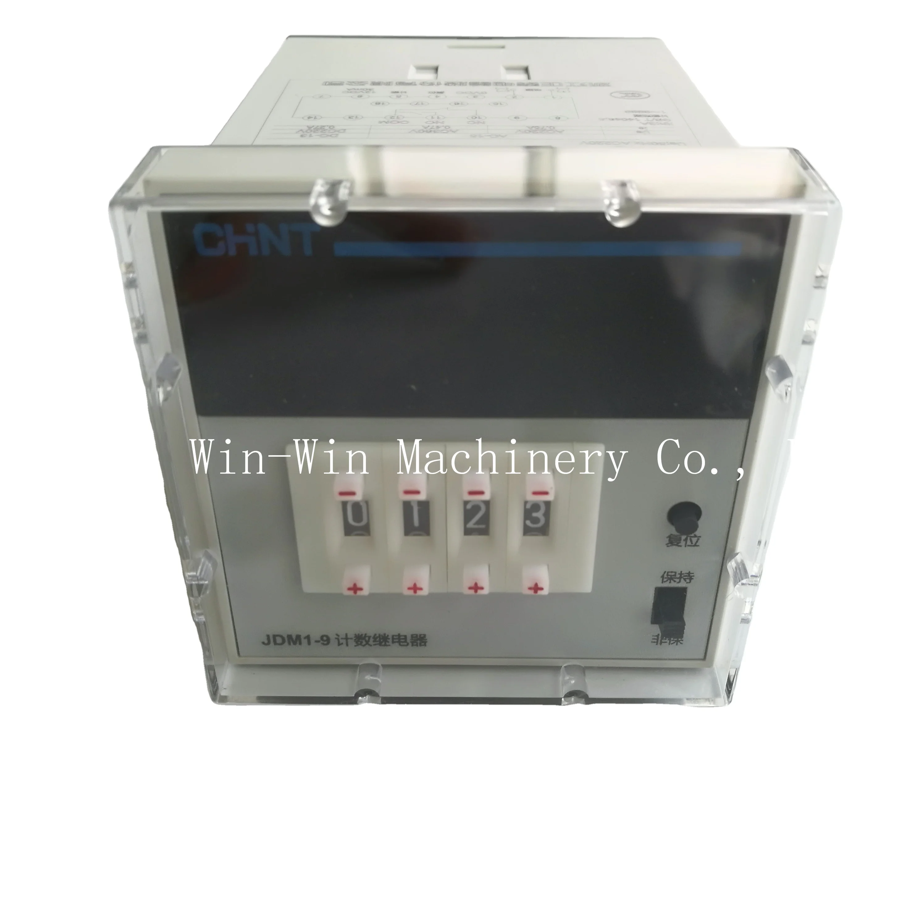 

CHNT JDM1-9 AC220V Counting Relay 4 Digits Counter Meter for Bag Making Machine