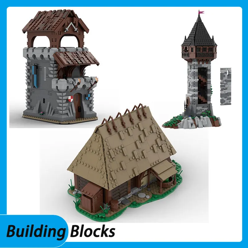 

Строительные блоки для сборки мелких частиц MOC-225975 1153 шт. Строительные блоки для сборки мелких частиц Режим здания средневекового замка