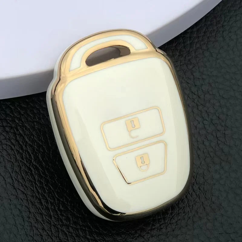 2 Buttons Soft TPU Car Key Case Cover for Toyota Corolla Fielder Vitz Rav4 MK4 Rav 4 Remote Shell Fob Holder Keychain Protector