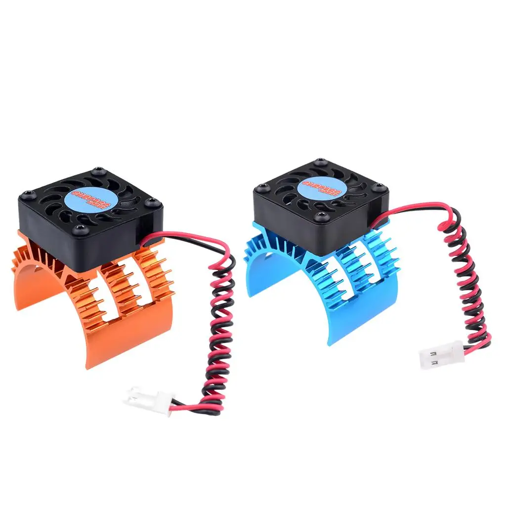 1 x Kühlkörpermotor-Lüfterzubehör für 1:10 RC-Motor 540 550