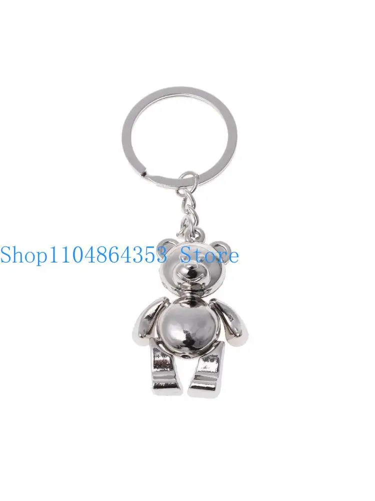 

652F 3D брелок с животными, подвижный брелок с медведем, подвесной кулон, подвеска на сумочку, подвеска