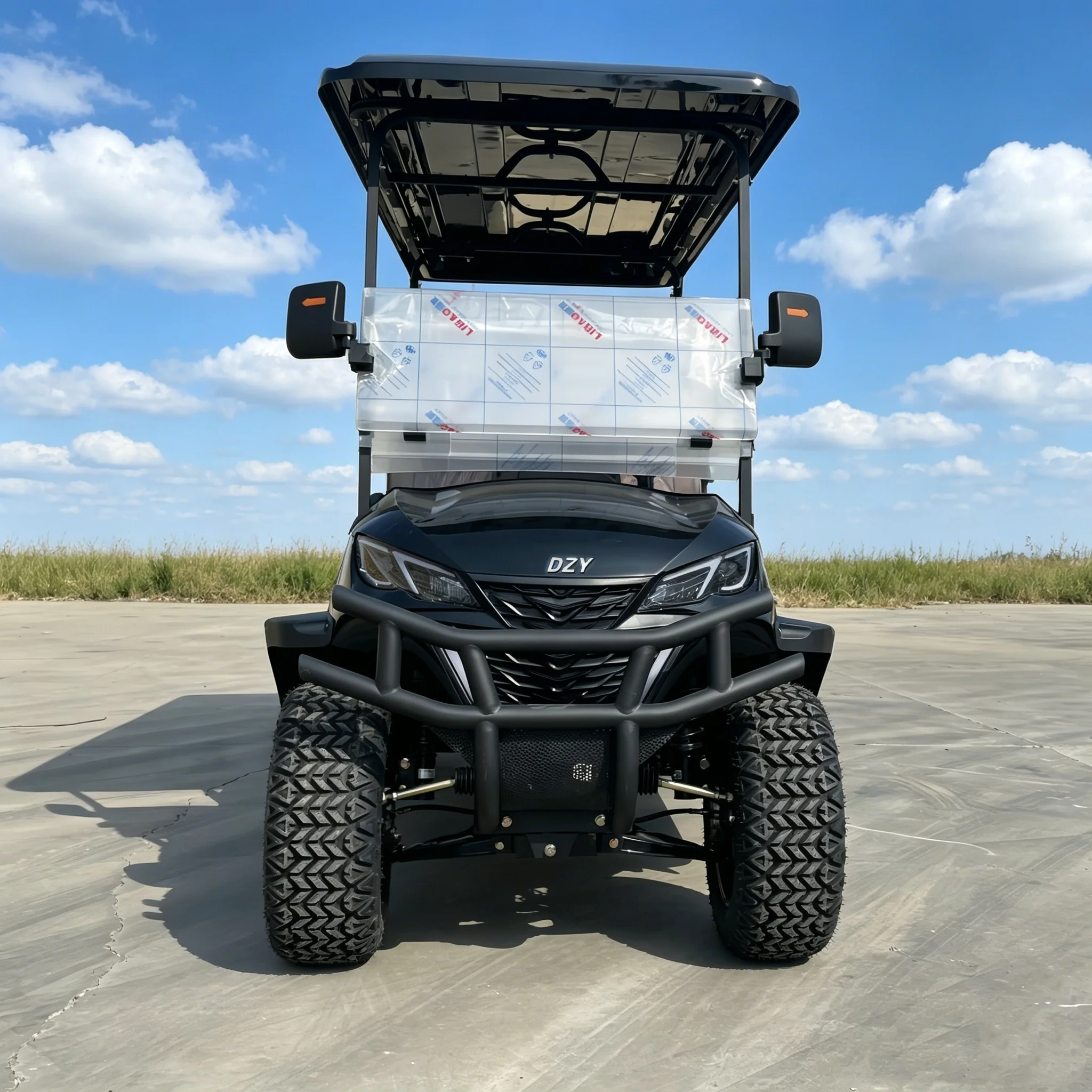 48V 72V lithium battery 5kW electric golf cart CE certified street legal off-road vehicle Buggy 4-seater 90 kilometer range