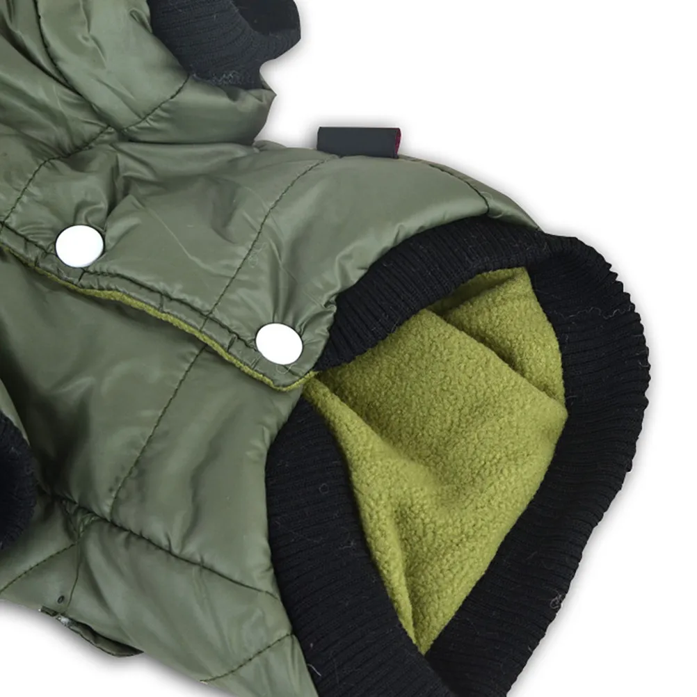 

Stylish Dog Winter Coat for Small Dogs Warm Comfortable Pet Cotton Jacket Easy on Off Perfect for Walking Jogging Parties Photos