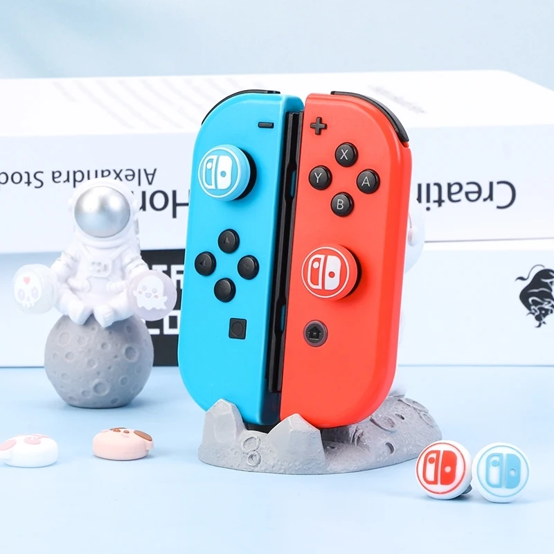 Переключатель OLED Ghost, ручка для большого пальца, чехол для контроллера Joycon, чехол для джойстика, игровая ручка, защитный чехол для аксессуаров для Nintendo Switch