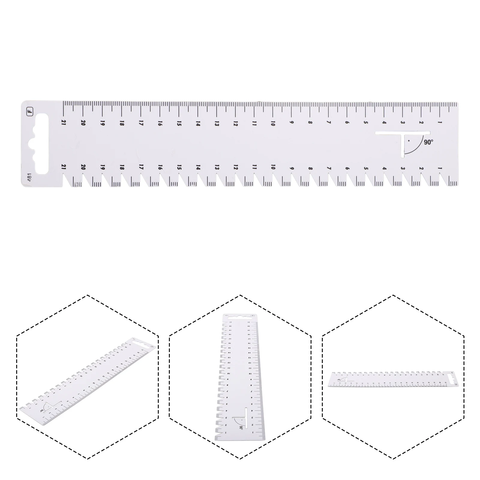 Convenient Length DIY Sewing Patchwork Seam Ruler Sewing Measuring Gauge Patchwork Seam Ruler Quilt Ruler Tools Measuring Gauge