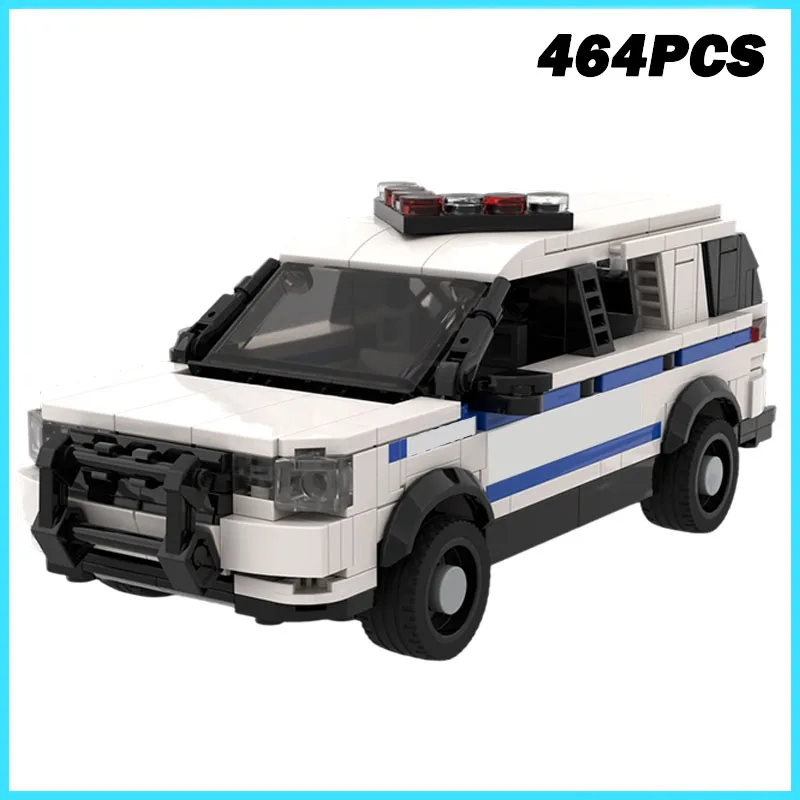 

464PCS NEW MOC Police Interceptor SUV City Car Vehicle Technical Model Building Blocks Bricks Assembly Toy Adult Kids Boy Gift