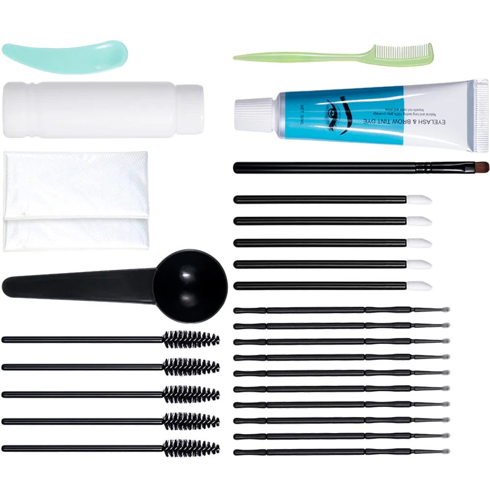Set per lo Styling delle Sopracciglia con Crema, Pennello, Impermeabile, Lunga Durata, Gel Naturale per Sopracciglia, Strumento di Trucco per Modellare le Sopracciglia