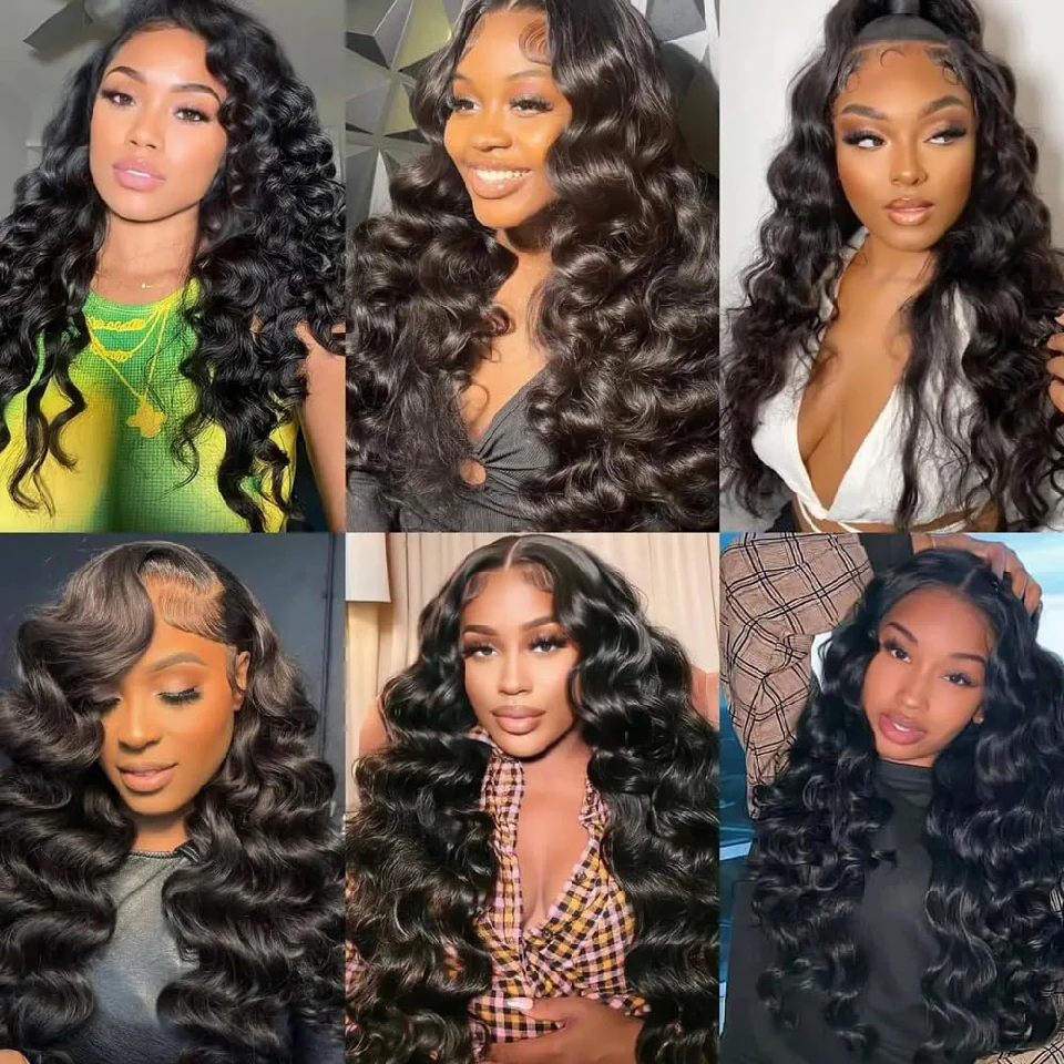 Loose Wave Bundles Raw Indian 100% Human Hair Loose Body Wave Bundle 12A Grade 1/3/4 Bundle Deal Natural Black Remy Extensions