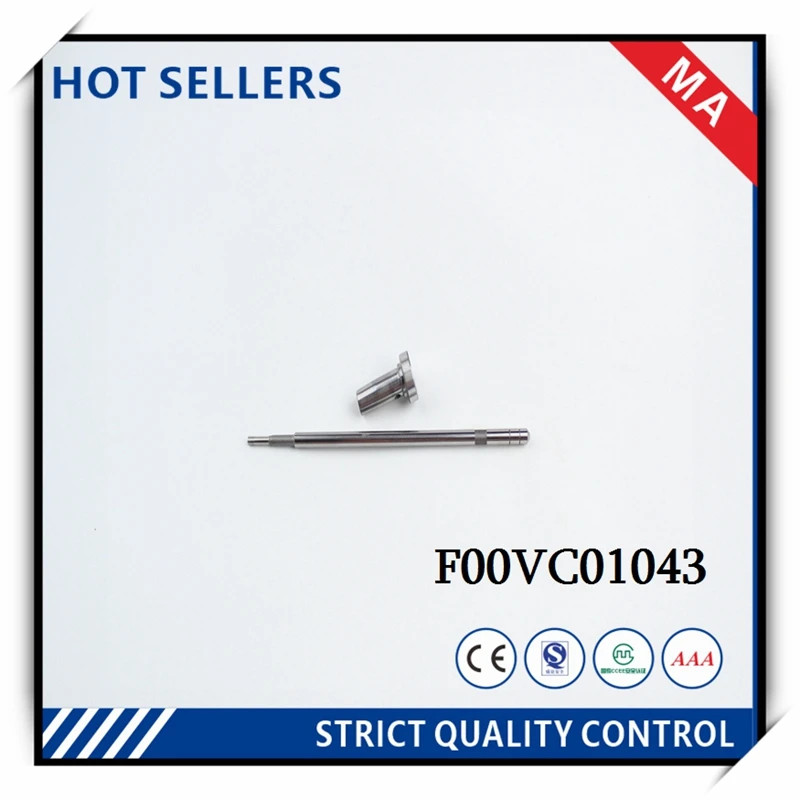 F00VC01043 الديزل حاقن قضيبي مشترك صمام التحكم جزء صمام مكونات لبوش حاقن 0445110047/048/049 لسيارات BMW