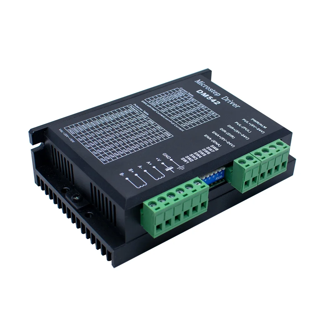 DM542 Nema23 Hybrid Stepper Motor Driver Controller Board Stepping Engine Drive Module for CNC Engraving