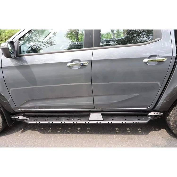 Customized Logo Side Step Bar Car Exterior Accessories Running Boards Side Step for DMAX 2021